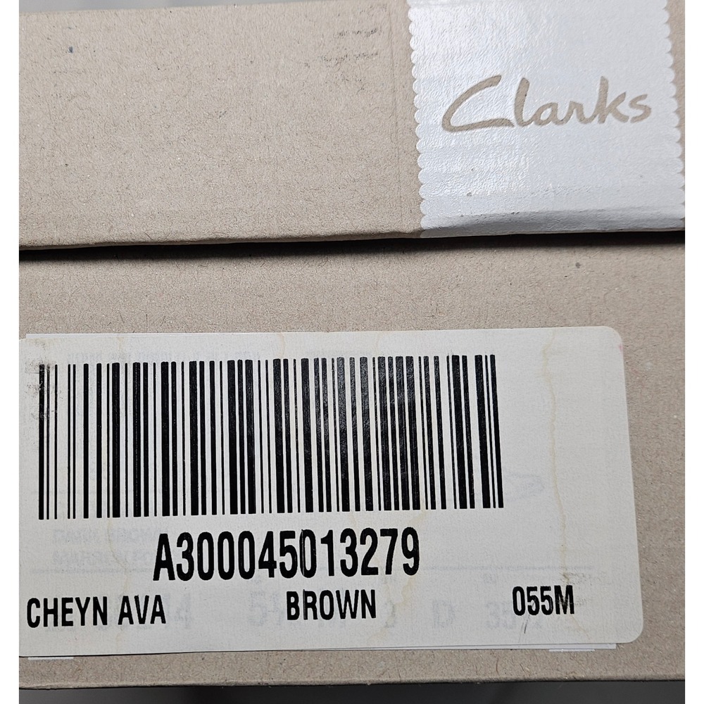 Clarks Collection Brown Leather Lace Up Oxford Shoes Women Size 5.5 US New - Picture 9 of 10